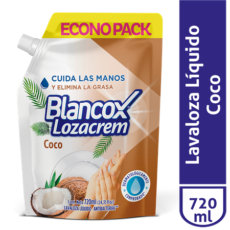 Lavalozas Líquido Coco Doypack 720mL