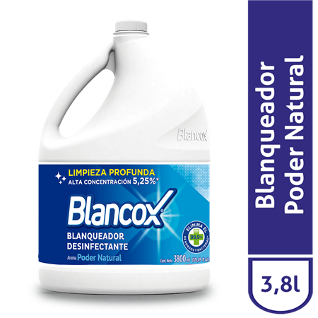 Blanqueador Poder Natural Botella 3.8L